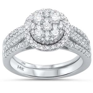 white gold diamond engagement ring